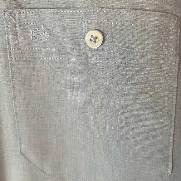 Southern Tide‎ Blue Performance Long Sleeve Button Down Size Large - Picture 5 of 10